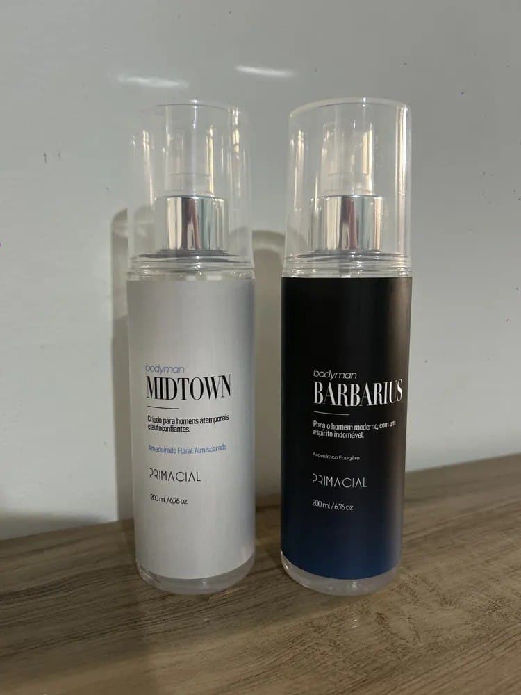 Kit Body Splash Masculino Barbarius e Midtown 200ml