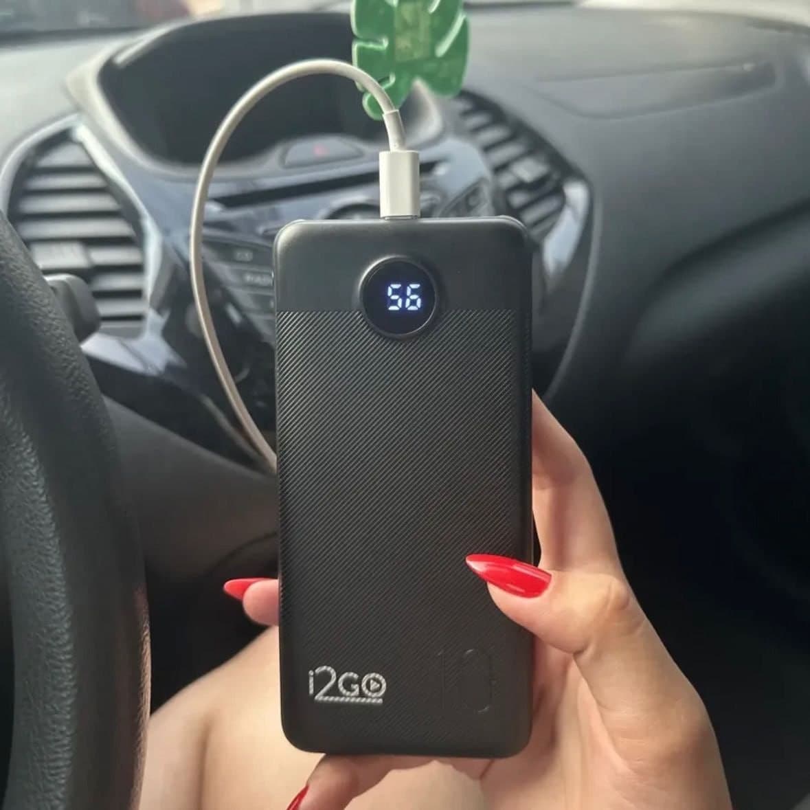 Carregador Portátil Power Bank Turbo i2GO 10000mah 20w com Display Digital