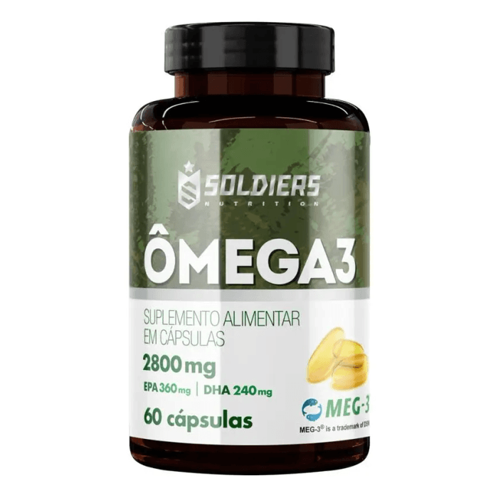 Soldiers Nutrition Ômega 3 1000mg 60 Caps Coração Forte