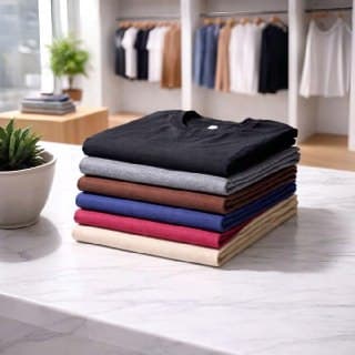 Kit 7 Camisetas Básica Lisa Algodão Premium