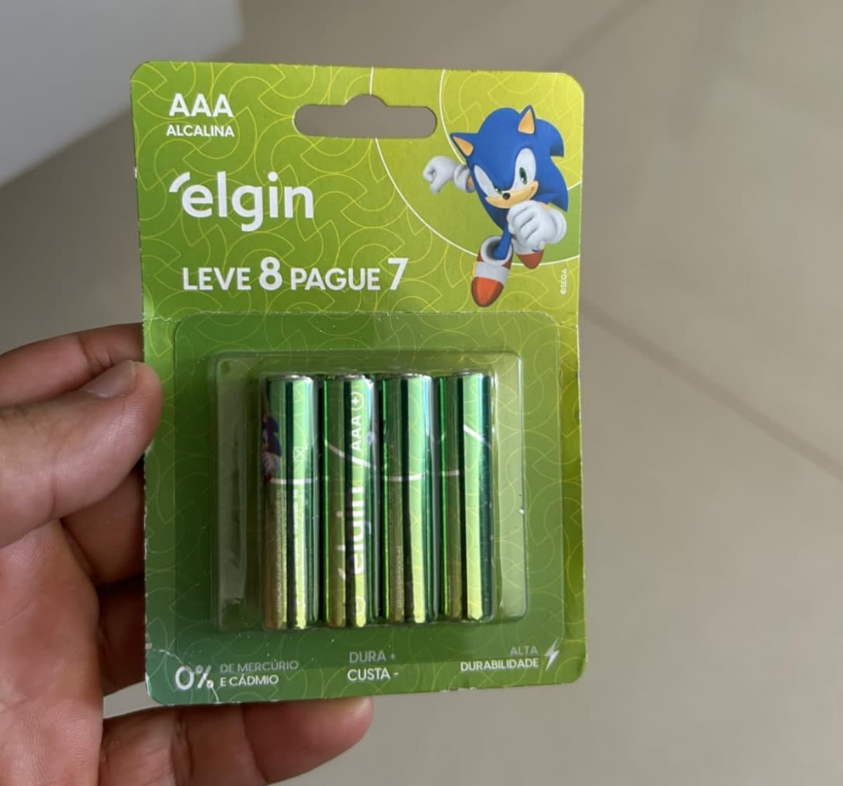 Kit Pilhas Alcalinas com 4x AA Elgin, Elgin, Baterias